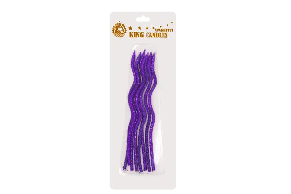 Glitter Macaroni Candle Set 1