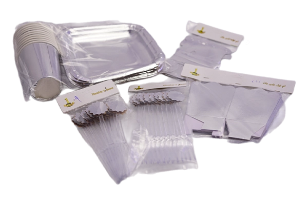 silver metallic birthday party pack 1