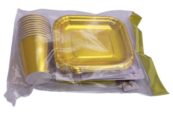 gold metallic birthday party pack 1