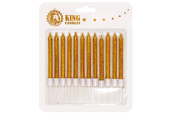 glitter pencil birthday candles 1