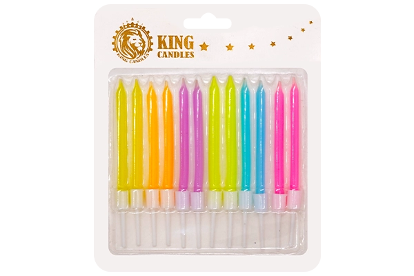 pastel pencil candles set 1