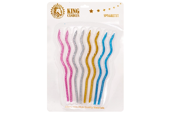 glitter macaroni birthday candles 1