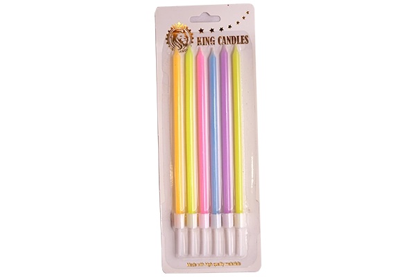 pastel pencil cake candles 1
