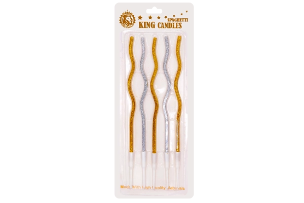 sparkle macaroni cake candles 1