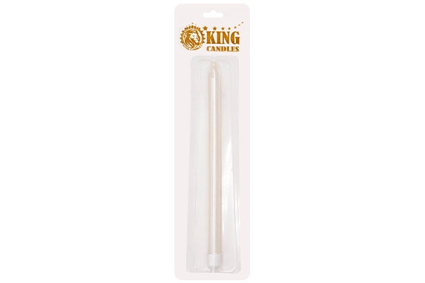 tall white birthday candle 1