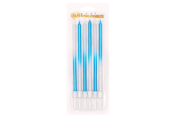 metallic ombre pencil candles 1