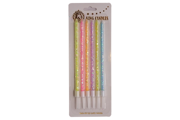 pastel sequin birthday candles 1