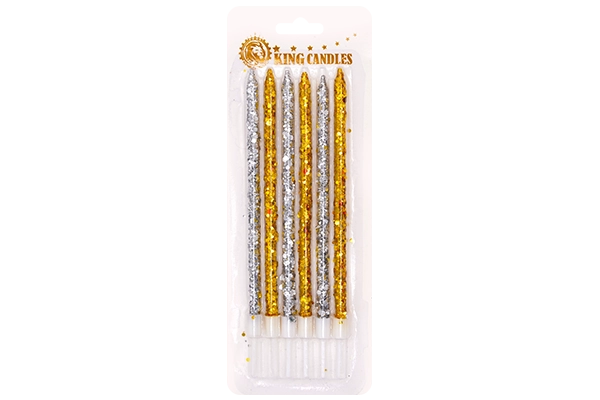 stainless steel sequin birthday candles 1