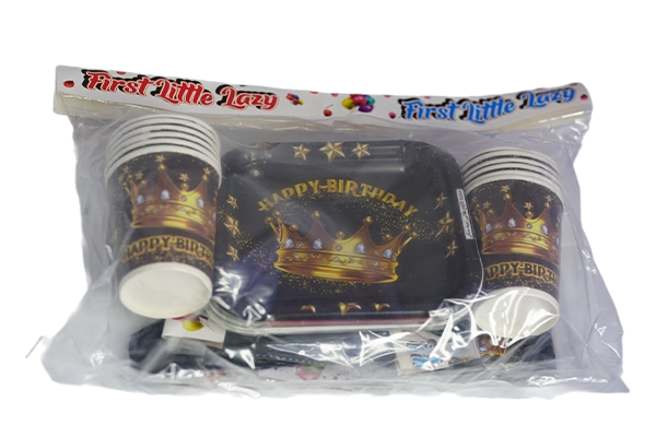 crown theme birthday party pack 1