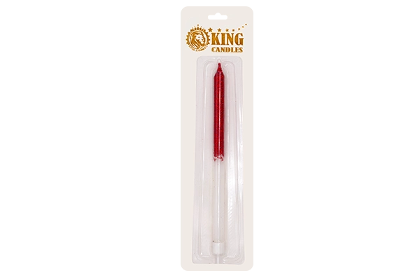 glitter gradient birthday candle 1