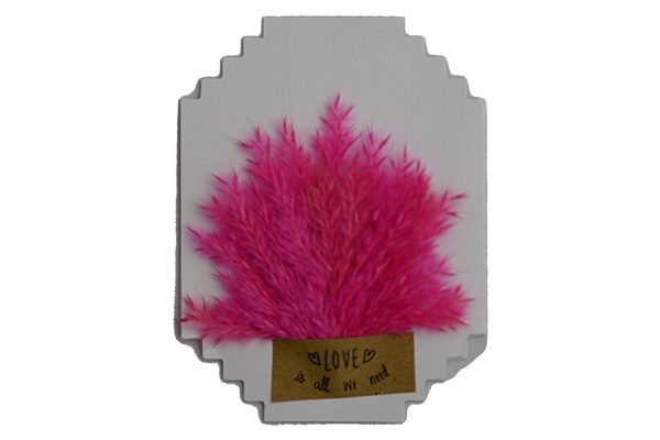 mini pampas flower greeting card 5